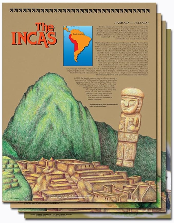 The Incas poster set