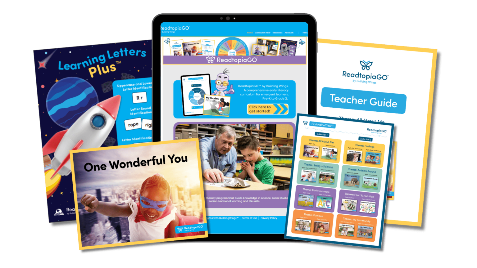 Readtopia Lessons ReadtopiaGO: PreK- Grade 2+ Literacy Curriculum