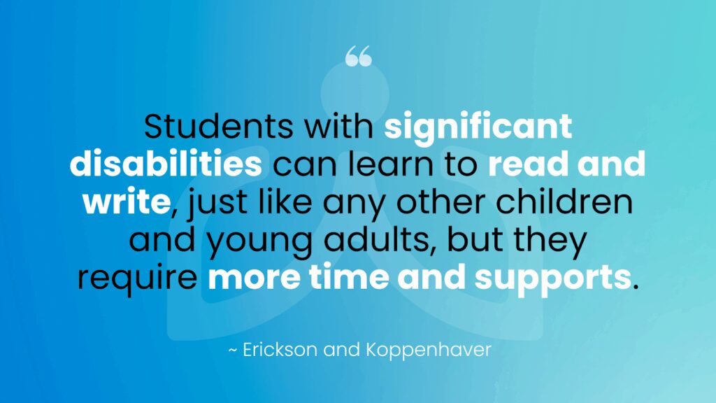 Comprehensive Literacy For All Support Quote